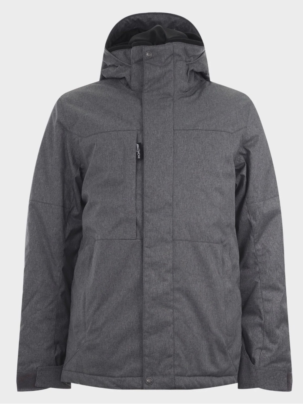 Avalanche Men's Hooded Snowboard and Ski Jacket - Gray